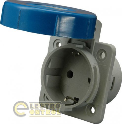 Розетка вбудовується EEH-16S IP67 (16A, 250V, Schuko) 4482126
