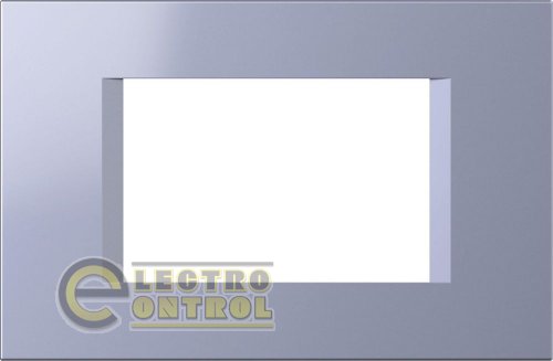 Рамка 3М TEM MODUL Line синя металева