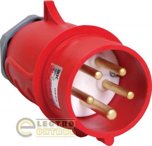 Вилка стационарная ССИ-515 16А-6ч/200/346-240/415В 3Р+РЕ+N IP44 MAGNUM