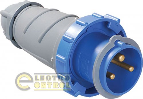 Вилка переносная ССИ-033 63А-6ч/200-250В 2Р+РЕ IP67 MAGNUM