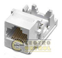 Разъем компьютерный неэкранированный RJ-45, 5Е категории производства АМР