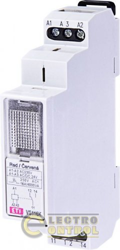 Промежуточное реле VS116K 24/230V (1x16A_AC1) 2471201