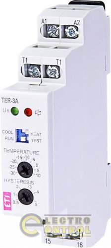 Термостат TER-3 А (-30...+10) 24-240 AC/DC (1x16A_AC1) 2471801
