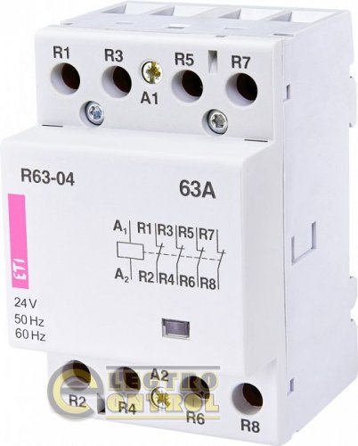 Контактор R 63-04 24V AC 63A (AC1) 2463481