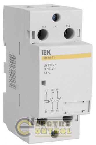 Контактор модульный КМ40-20 AC