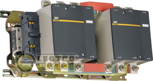 Контактор КТИ-64003 реверс 400А 380В/АС3