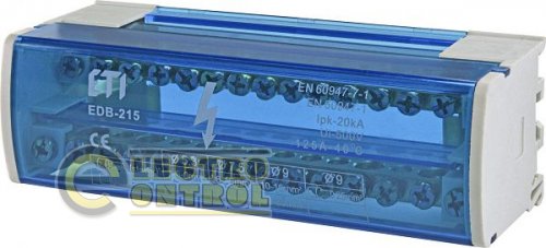 Блок розподільний EDB-215 2p 125A (2х15виходів) 1102302