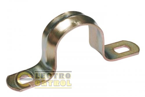 Скоба металлическая двухлапковая d10-11мм