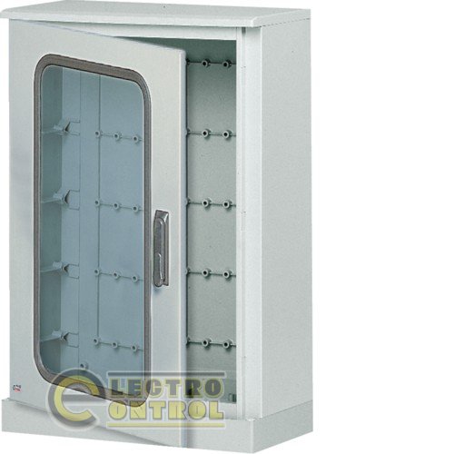 Шкаф из полиэстера с цоколем ORION Plus, IP65, прозрачные двери, 600X1100X300мм