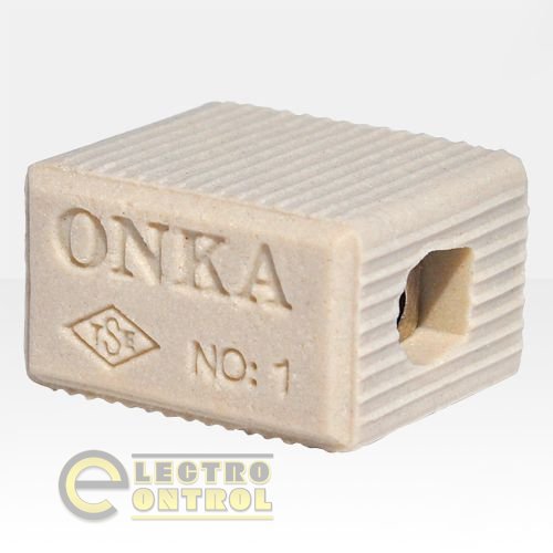 Колодка (клемма) керамическая, номинальное сечение  4-6 мм2, 1 полюс