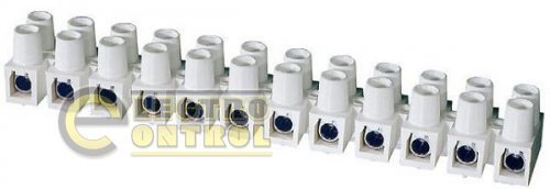 Клеммный зажим проходной (полиамид), номинальное сечение 25 мм2, 101 А Клеммный зажим проходной (полиамид), номинальное сечение 25 мм2, 101 А