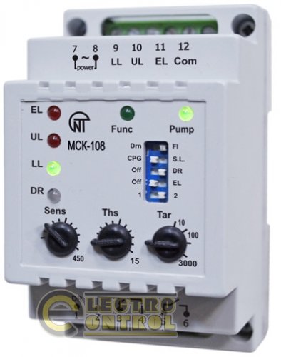 Контроллер насосный (реле уровня, реле давления) МСК-108