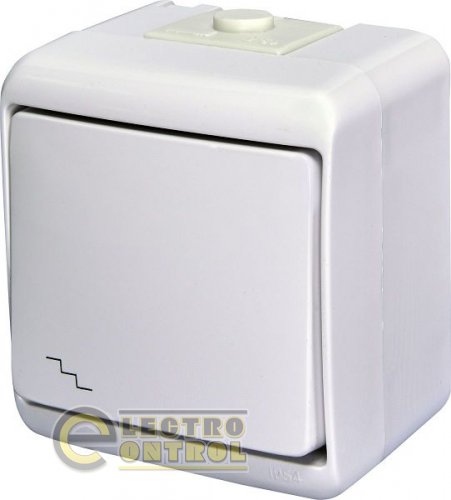 Вимикач "сходовий" з підсвічуванням (IP44) VHE-3L 4668009