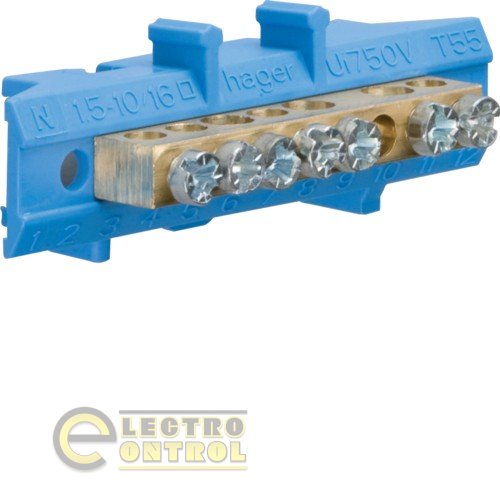 Клеммы N 7 мест Клеммы N 7 мест