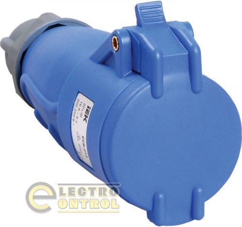 Розетка переносная ССИ-213 16А-6ч/200-250В 2Р+РЕ IP44 MAGNUM