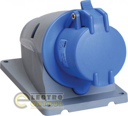 Розетка стационарная ССИ-113 16А-6ч/200-250В 2Р+РЕ IP44 MAGNUM Розетка стационарная ССИ-113 16А-6ч/200-250В 2Р+РЕ IP44 MAGNUM