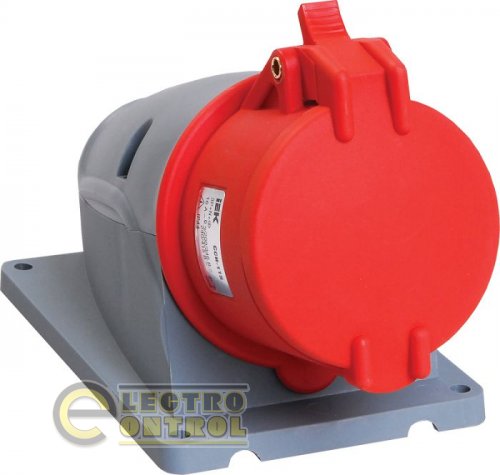 Розетка стационарная ССИ-124 32А-6ч/380-415В 3Р+РЕ IP44 MAGNUM