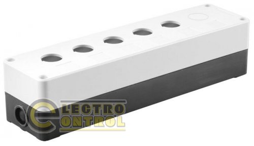 Корпус КП105(6) для кнопок 5(6)мест белый 250&#215;70&#215;65