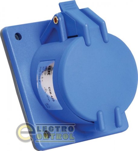 Розетка встраиваемая ССИ-425 32А-6ч/200/346-240/415В 3Р+PЕ+N IP44 MAGNUM
