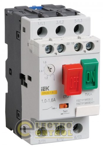 Пускач ПРК32-14 In=14A Ir=9-14A Ue 660В