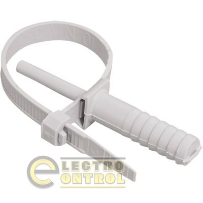 Хомут дюбельный ХД 7х150 белый (50шт/упак)