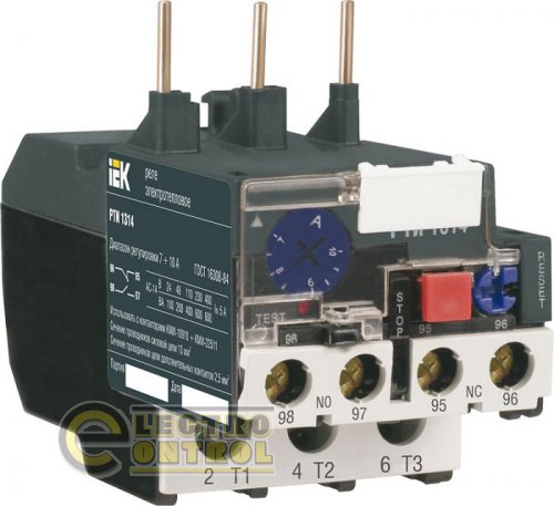 Реле РТІ-1314 електротеплове 7-10А 1з+1р ІЕК Реле РТІ-1314 електротеплове 7-10А 1з+1р ІЕК