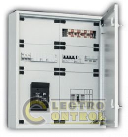 Металевий щит зовнішньої установки 4XN160 2-6 (IP41, В950xШ550xГ160) 1101403