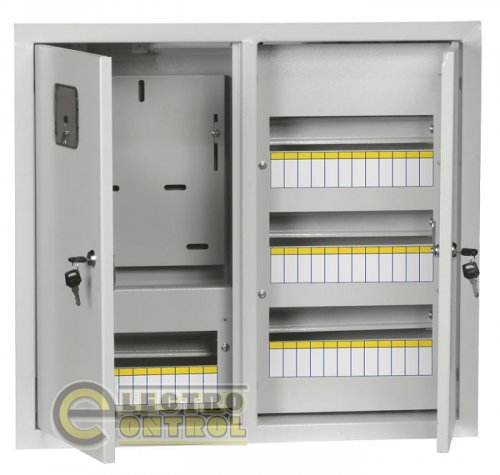 TITAN Корпус метал. Пацюків-3/48 (550х610х165мм) IP31 IEK