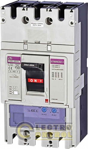 Автоматический выключатель EB2 400/3L 400А 3р (25кА) 4671092