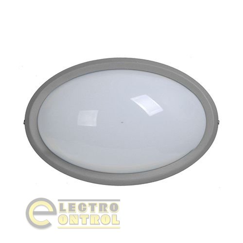 Светильник ДПО 1401 серый овал LED 6x6Вт IP54
