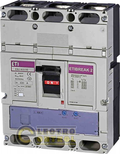 Автоматический выключатель EB2 800/3S 630A 3p (50kA) 4672160