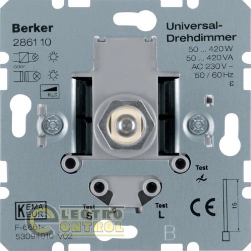 Универсальный  поворотный диммер с "Soft"-регулированием Универсальный  поворотный диммер с "Soft"-регулированием