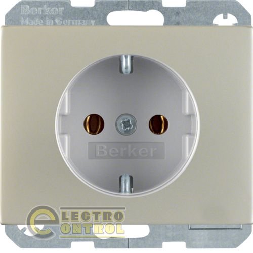 Розетка с з.к., с защитой контактов, нержавеющая сталь, 16А/250В K.5 Розетка с з.к., с защитой контактов, нержавеющая сталь, 16А/250В K.5