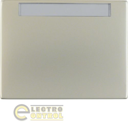 Клавиша 1Х с полем для надписи, нержавеющая сталь, K.5 Клавиша 1Х с полем для надписи, нержавеющая сталь, K.5