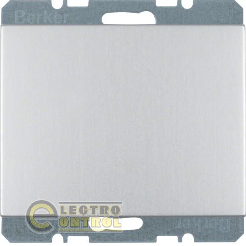 Заглушка с центральной панелью, без цоколя, алюминий, K.5