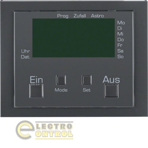 Таймер с дисплеем, антрацит, K.1 Таймер с дисплеем, антрацит, K.1