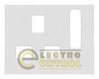 Панель к розетке UK-стандарта с выключателем K.1 полярная белизна Панель к розетке UK-стандарта с выключателем K.1 полярная белизна