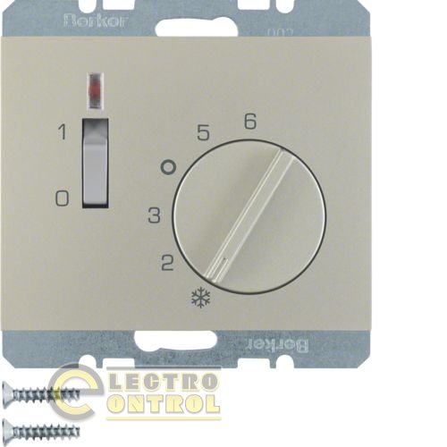 Регулятор температуры помещения, 250В, стальной лак, K.5 Регулятор температуры помещения, 250В, стальной лак, K.5