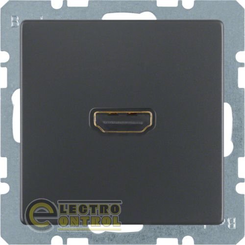 HDMI-розетка, антрацит, Q.х
