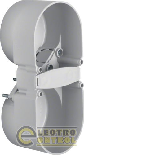 Подрозетник 2Х с защитой от детей, серый, Д/Ш/Г : 109/49/37мм, INTEGRO/MOBIL R TWIN Подрозетник 2Х с защитой от детей, серый, Д/Ш/Г : 109/49/37мм, INTEGRO/MOBIL R TWIN