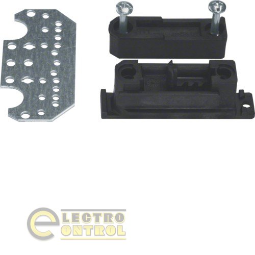 Держатель для шин с шагом 60 мм, 1-пол., (Комплект = 50шт.) Держатель для шин с шагом 60 мм, 1-пол., (Комплект = 50шт.)