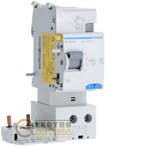 BF241N Hager УЗО (Дифреле) 40А 2P 300mA Тип АС