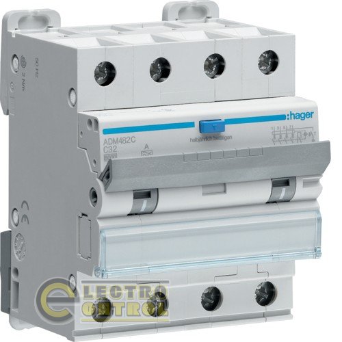 Дифференциальный автоматический выключатель 4P 6kA C-6A 30mA A Дифференциальный автоматический выключатель 4P 6kA C-6A 30mA A