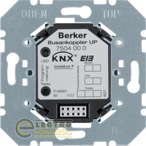 Шинный контроллер для скрытого монтажа плюс, 21-32В, KNX