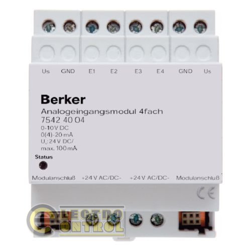 Вхідного аналоговий модуль, 4-канальний, REG, KNX