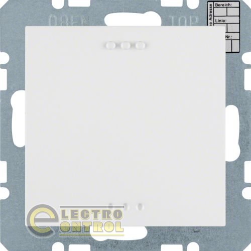 Регулятор тем-ри з кноп.интерфейсом і шинним з'єдн., полярная белизна мат., S.1/B.х