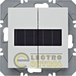 Передатчик 2-кан. на солнечной батареи KNX-quicklink S.1/B.х полярная белизна матова Передатчик 2-кан. на солнечной батареи KNX-quicklink S.1/B.х полярная белизна матова