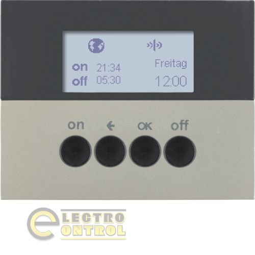 Таймер для вставки выключатель KNX-quicklink K.5 стальной  лак