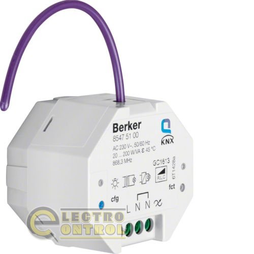 Универсальний диммер 1-канальний внутренней установки  200Вт KNX-quicklink Универсальний диммер 1-канальний внутренней установки  200Вт KNX-quicklink