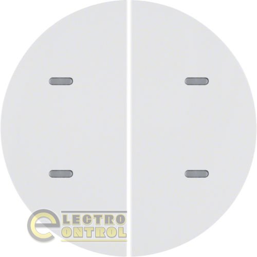 Клавіші з лінзами для 2-канального сенсора KNX R.1/R.3 полярна білизна Клавіші з лінзами для 2-канального сенсора KNX R.1/R.3 полярна білизна